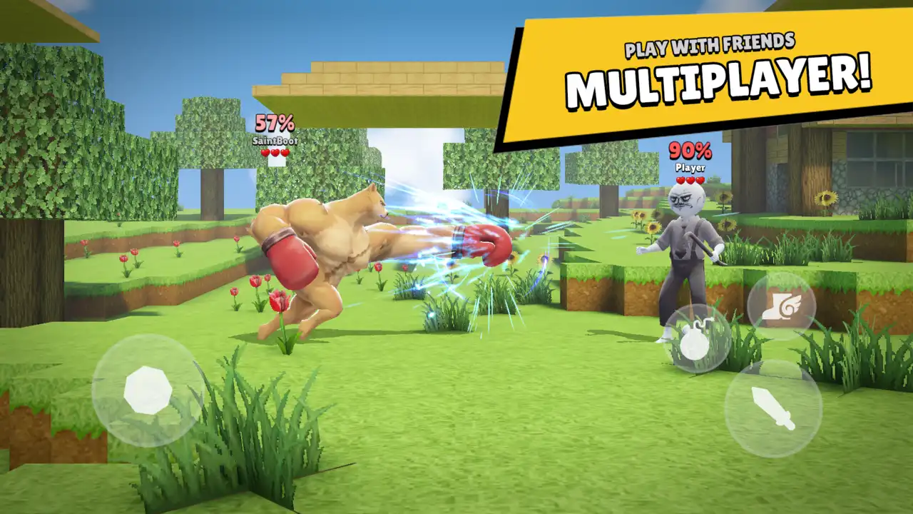 Screenshot of the game Beast Smash: Meme Fight