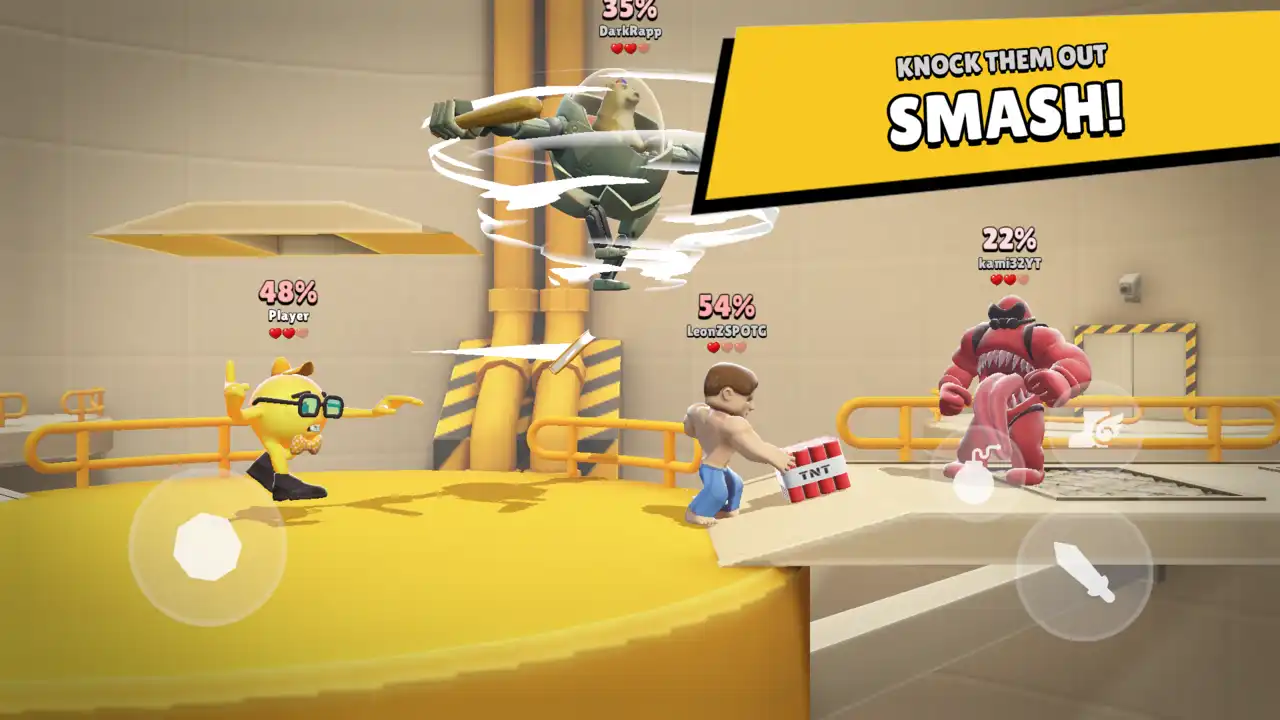 Screenshot of the game Beast Smash: Meme Fight