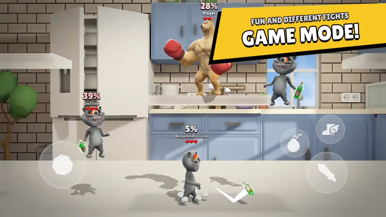 Screenshot of the game Beast Smash: Meme Fight